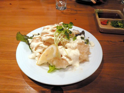 白身の魚の唐揚げ